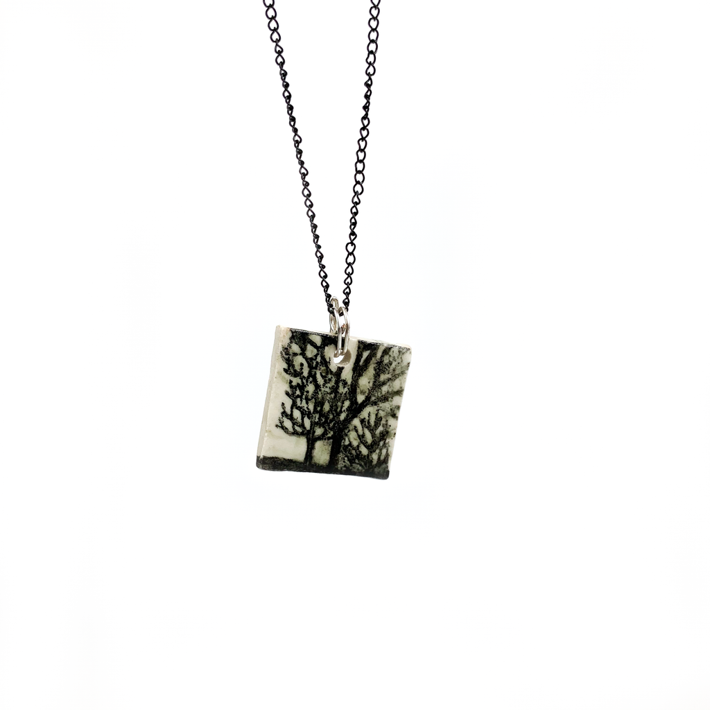 Ceramic Tree Necklace