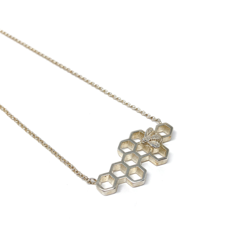 Horizontal Honeycomb Necklace