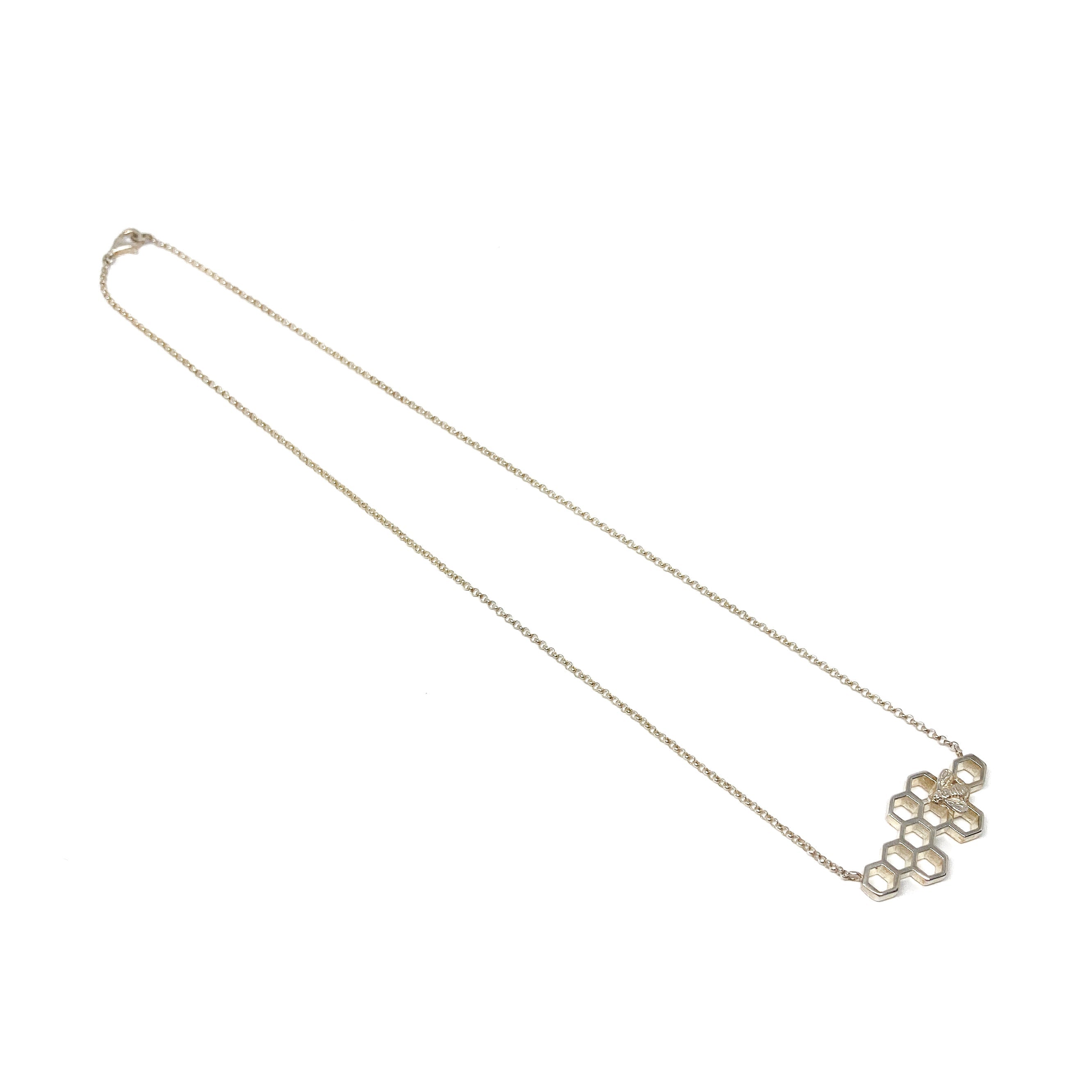 Horizontal Honeycomb Necklace